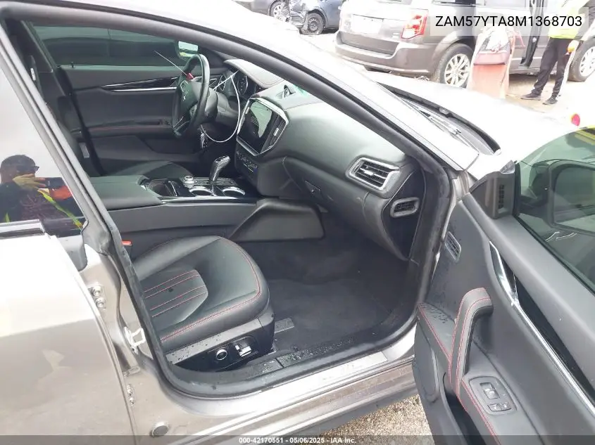 2021 Maserati Ghibli S Q4 VIN: ZAM57YTA8M1368703 Lot: 42170551