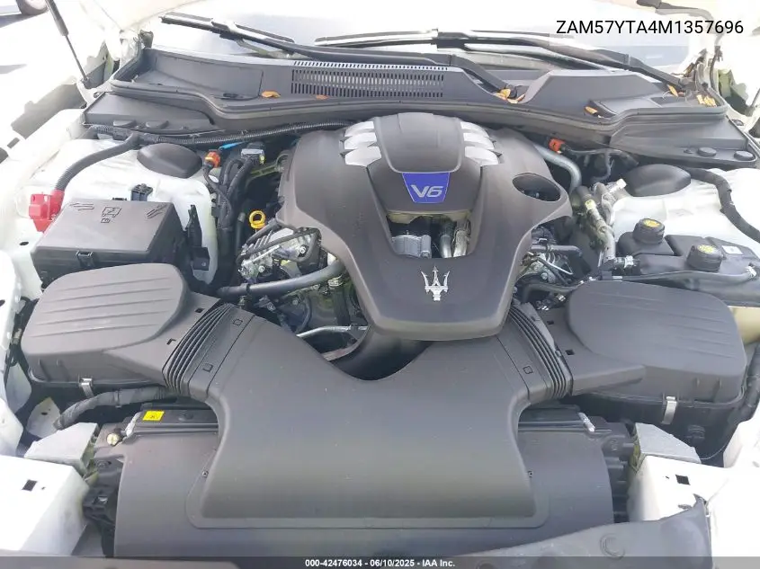 2021 Maserati Ghibli S Q4 VIN: ZAM57YTA4M1357696 Lot: 42476034