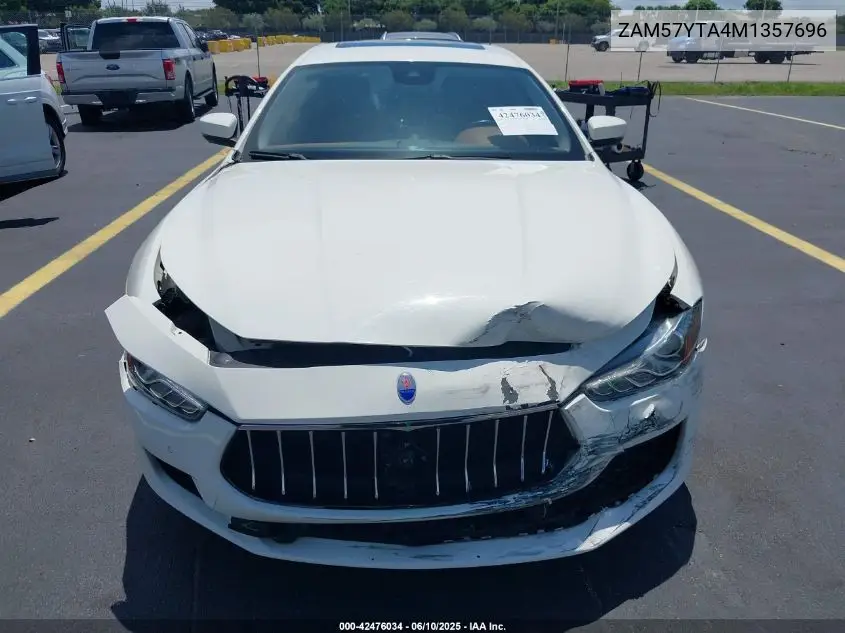 2021 Maserati Ghibli S Q4 VIN: ZAM57YTA4M1357696 Lot: 42476034