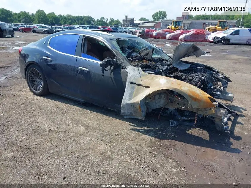 2021 Maserati Ghibli S Q4 VIN: ZAM57YTA8M1369138 Lot: 42746588