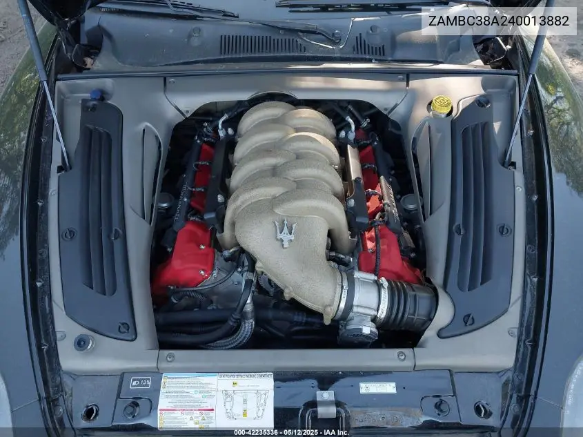 2004 Maserati Coupe Cambiocorsa/Gt VIN: ZAMBC38A240013882 Lot: 42235336