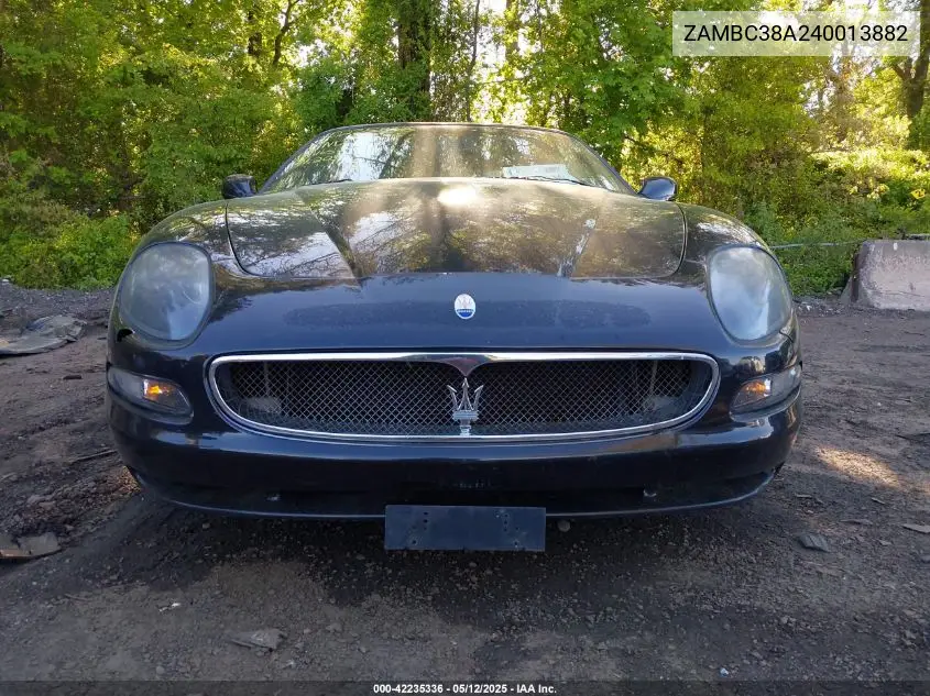 2004 Maserati Coupe Cambiocorsa/Gt VIN: ZAMBC38A240013882 Lot: 42235336