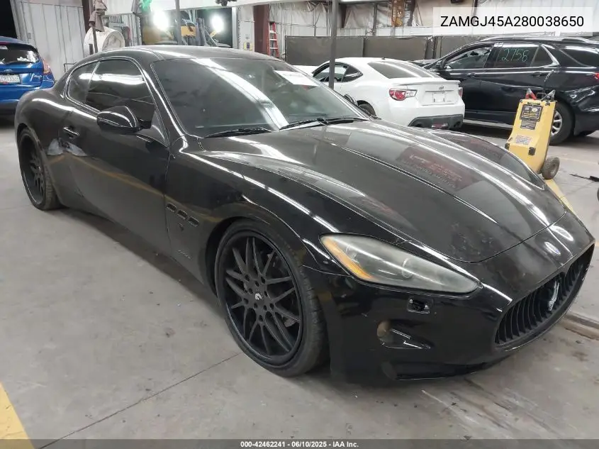 2008 Maserati Granturismo VIN: ZAMGJ45A280038650 Lot: 42462241
