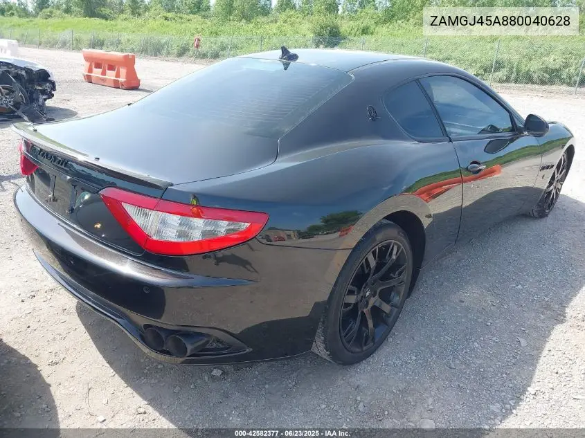 2008 Maserati Granturismo VIN: ZAMGJ45A880040628 Lot: 42582377