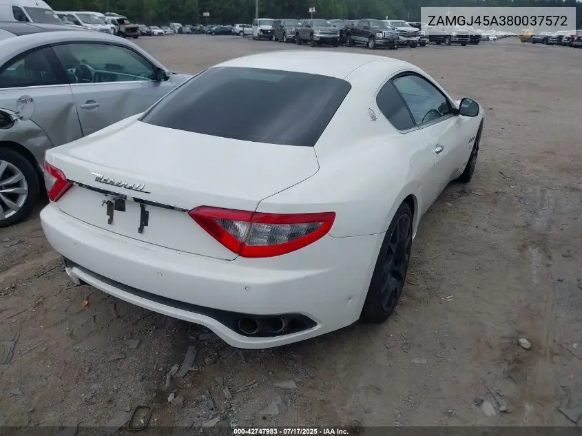 2008 Maserati Granturismo VIN: ZAMGJ45A380037572 Lot: 42747983