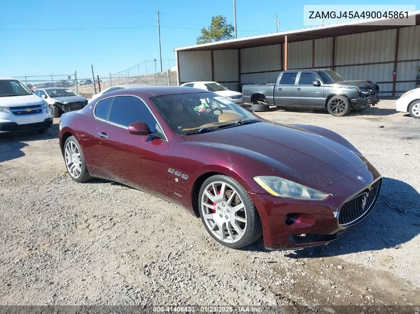 2009 Maserati Granturismo VIN: ZAMGJ45A490045861 Lot: 41408433