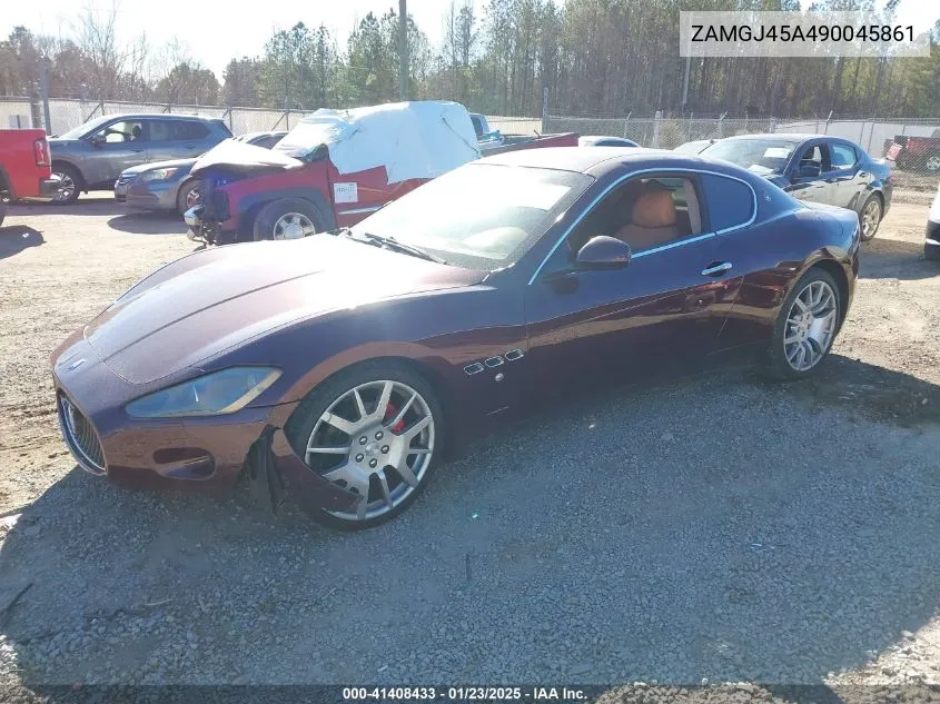 2009 Maserati Granturismo VIN: ZAMGJ45A490045861 Lot: 41408433