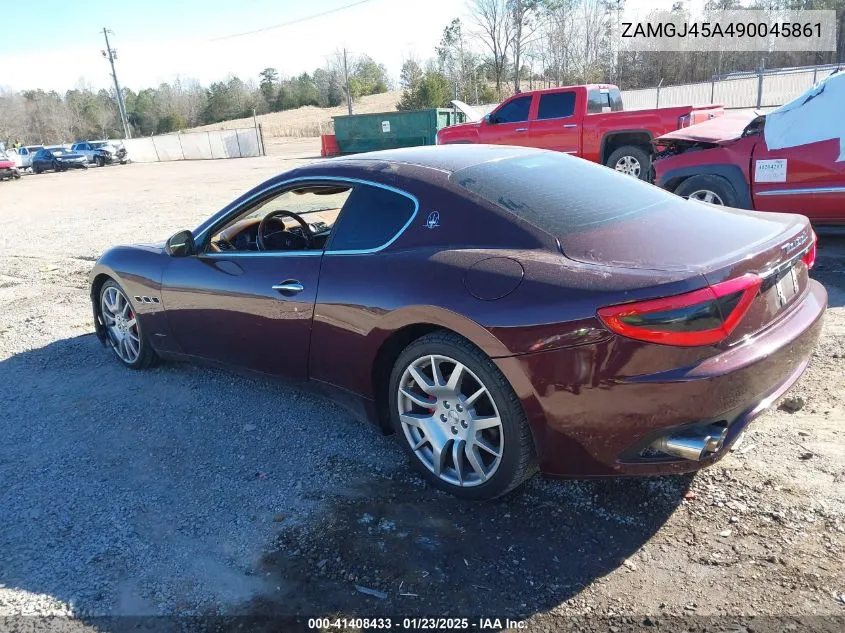 2009 Maserati Granturismo VIN: ZAMGJ45A490045861 Lot: 41408433