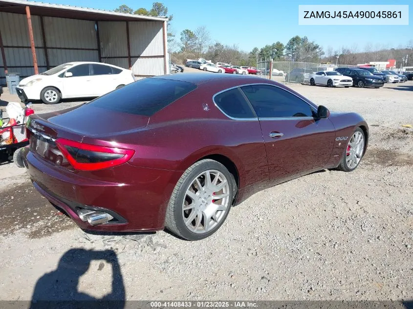 2009 Maserati Granturismo VIN: ZAMGJ45A490045861 Lot: 41408433