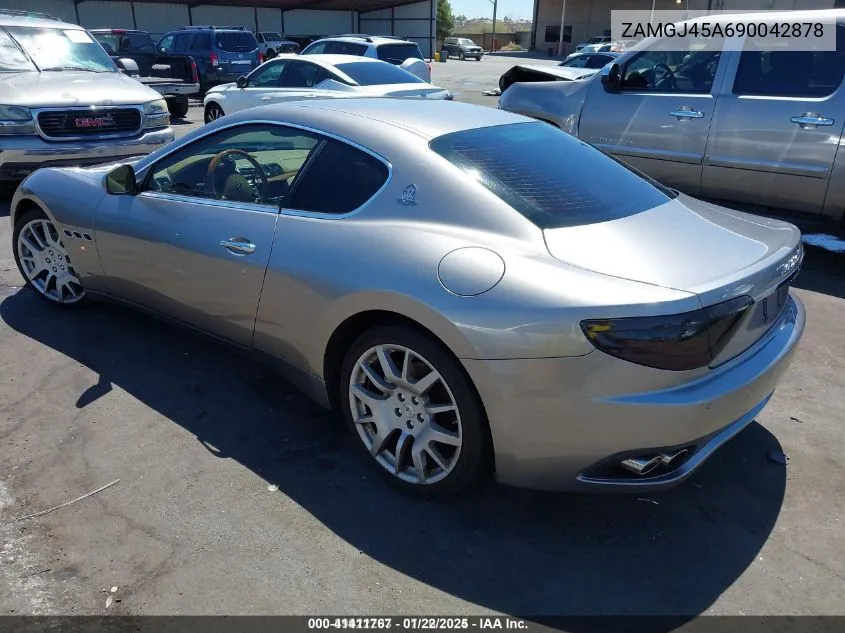 2009 Maserati Granturismo VIN: ZAMGJ45A690042878 Lot: 41411767