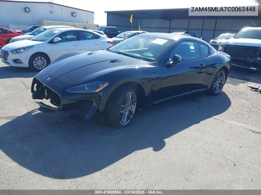 2012 Maserati Granturismo Mc VIN: ZAM45MLA7C0063448 Lot: 41808954