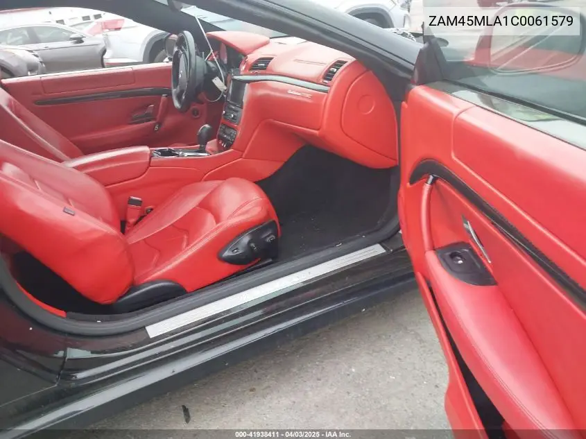 2012 Maserati Granturismo Mc VIN: ZAM45MLA1C0061579 Lot: 41938411