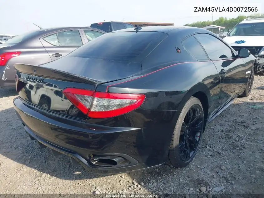 2013 Maserati Granturismo Mc/Sport VIN: ZAM45VLA4D0072566 Lot: 42021125