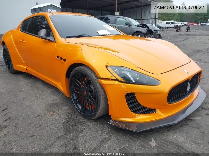 2013 Maserati Granturismo Mc/Sport VIN: ZAM45VLA0D0070622 Lot: 42049806