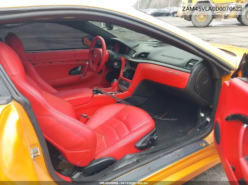 2013 Maserati Granturismo Mc/Sport VIN: ZAM45VLA0D0070622 Lot: 42049806