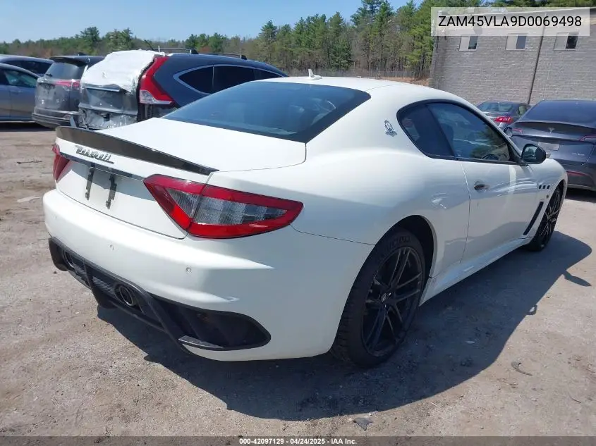 2013 Maserati Granturismo Mc/Sport VIN: ZAM45VLA9D0069498 Lot: 42097129