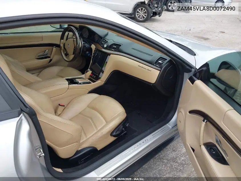 2013 Maserati Granturismo Mc/Sport VIN: ZAM45VLA8D0072490 Lot: 42438872