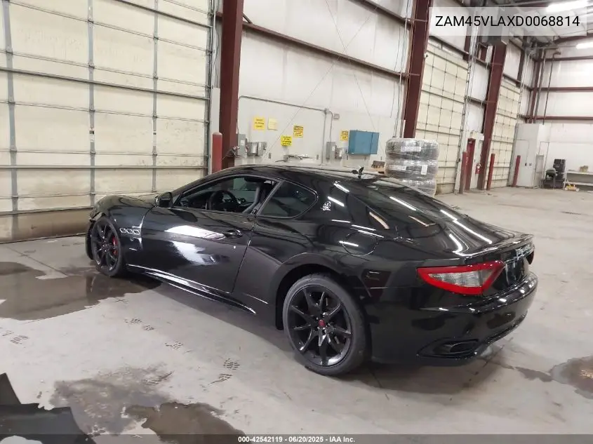 2013 Maserati Granturismo Mc/Sport VIN: ZAM45VLAXD0068814 Lot: 42542119