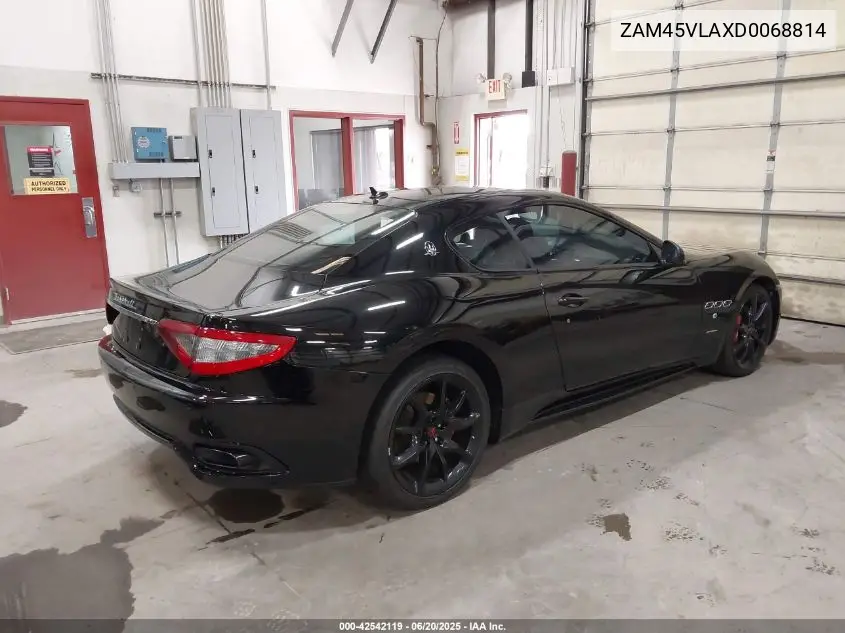 2013 Maserati Granturismo Mc/Sport VIN: ZAM45VLAXD0068814 Lot: 42542119