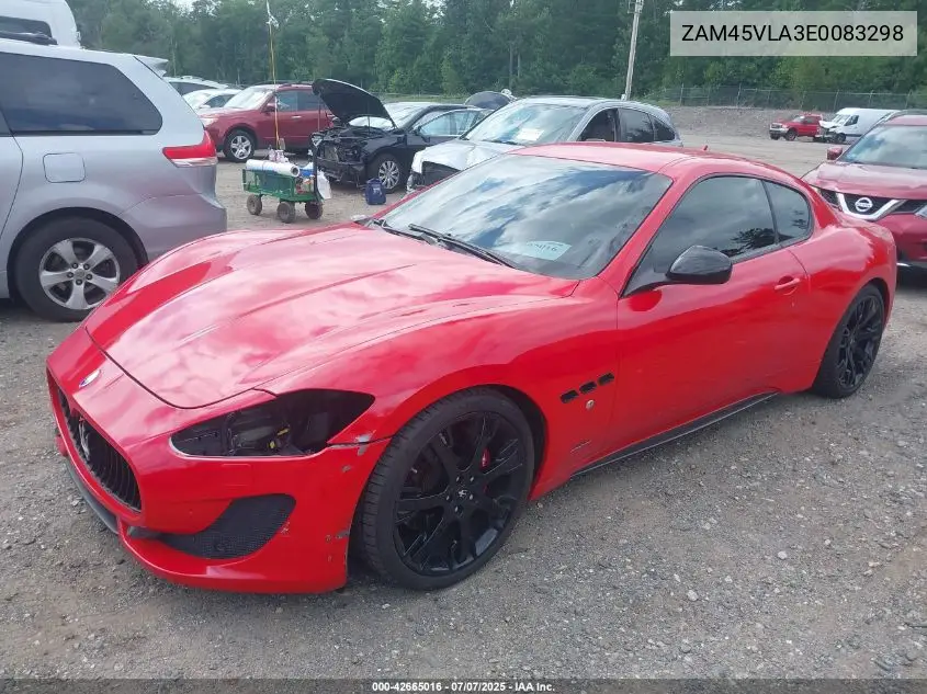2014 Maserati Granturismo Mc/Sport VIN: ZAM45VLA3E0083298 Lot: 42665016