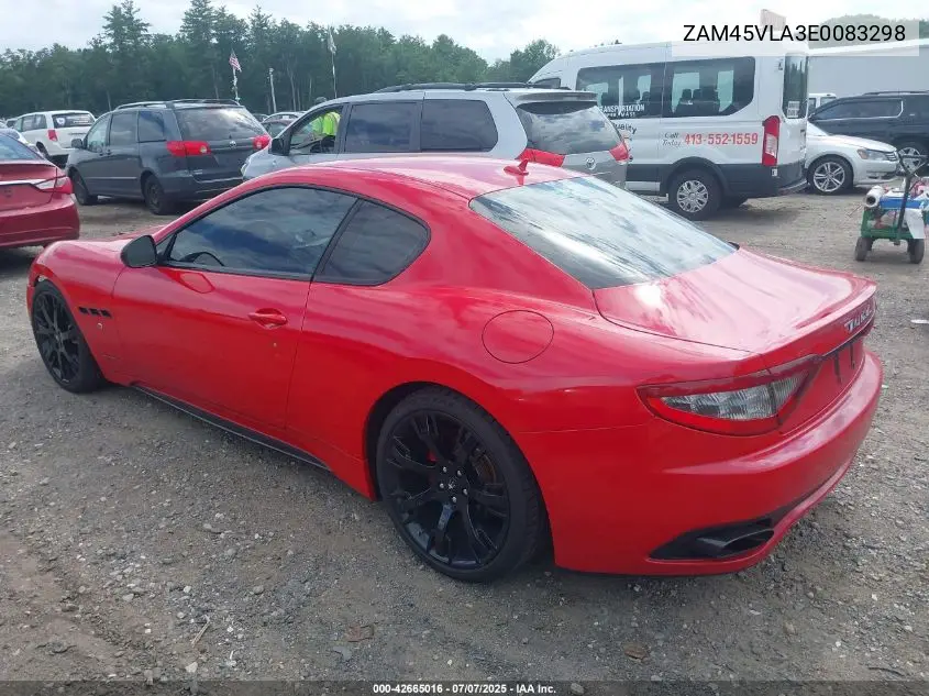 2014 Maserati Granturismo Mc/Sport VIN: ZAM45VLA3E0083298 Lot: 42665016