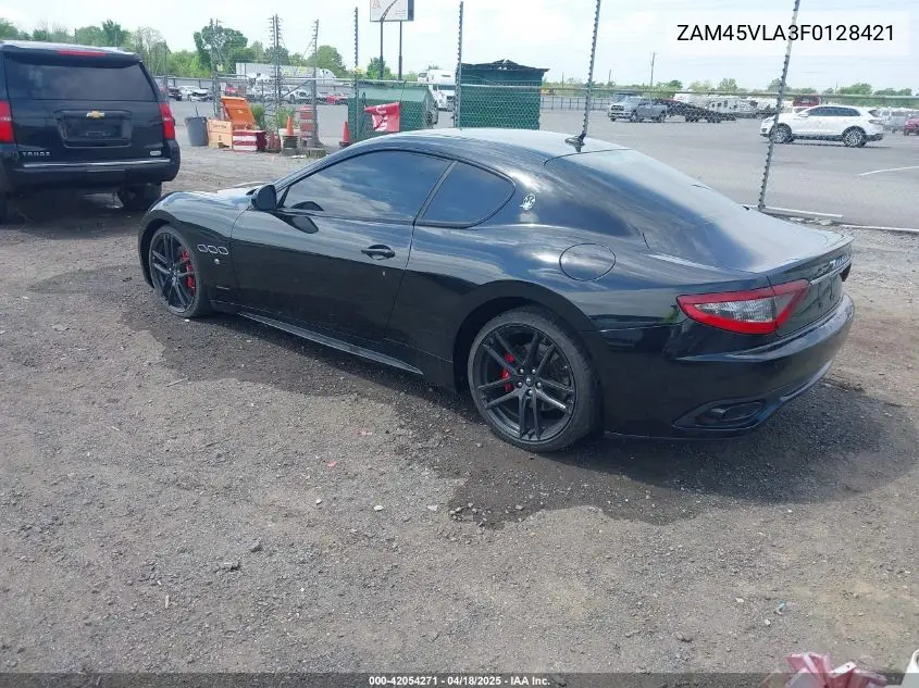 2015 Maserati Granturismo Mc/Mc Centennial/Sport VIN: ZAM45VLA3F0128421 Lot: 42054271