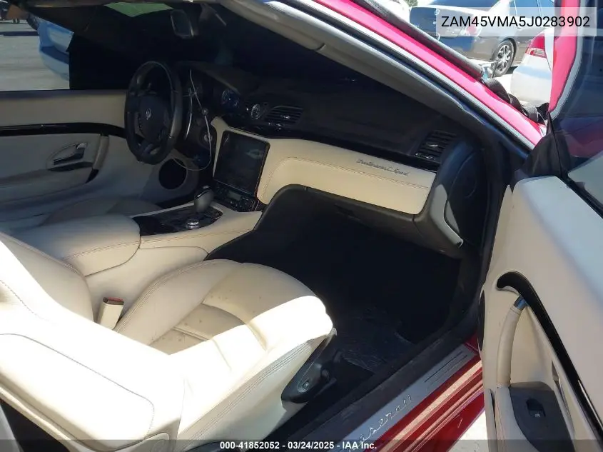 2018 Maserati Granturismo Mc/Sport VIN: ZAM45VMA5J0283902 Lot: 41852052