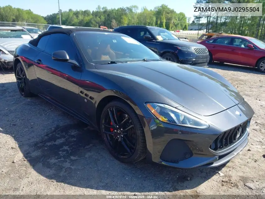 2018 Maserati Granturismo Mc/Sport VIN: ZAM45VMA9J0295504 Lot: 41978110