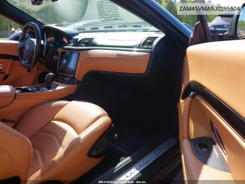 2018 Maserati Granturismo Mc/Sport VIN: ZAM45VMA9J0295504 Lot: 41978110