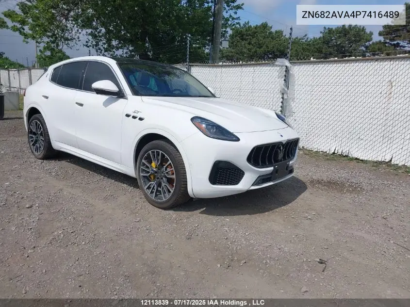2023 Maserati Grecale VIN: ZN682AVA4P7416489 Lot: 12113839