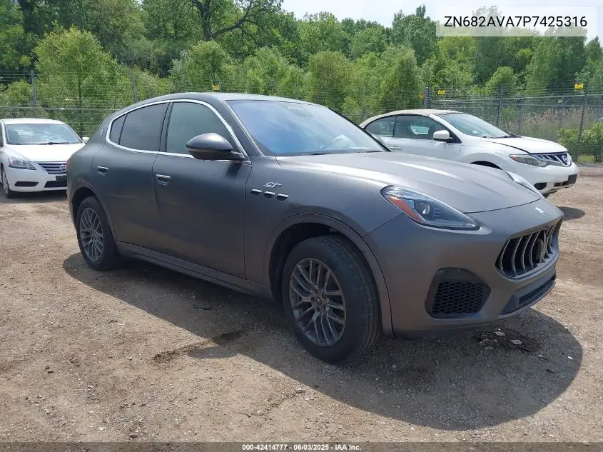 2023 Maserati Grecale Gt VIN: ZN682AVA7P7425316 Lot: 42414777