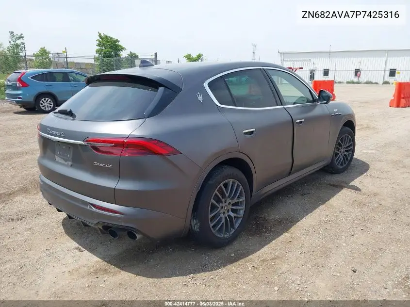 2023 Maserati Grecale Gt VIN: ZN682AVA7P7425316 Lot: 42414777