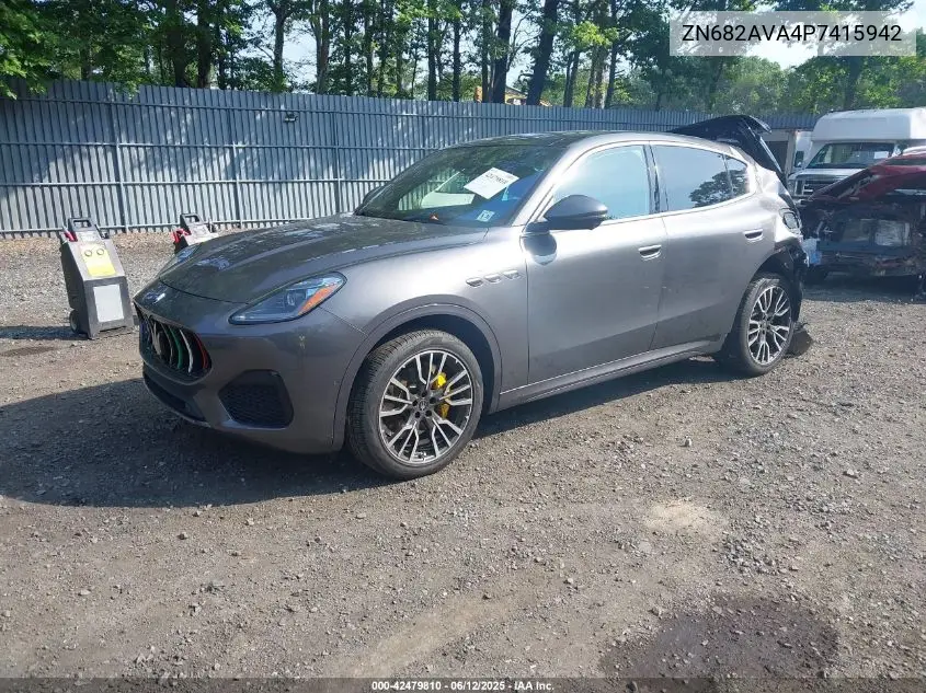 2023 Maserati Grecale Gt VIN: ZN682AVA4P7415942 Lot: 42479810