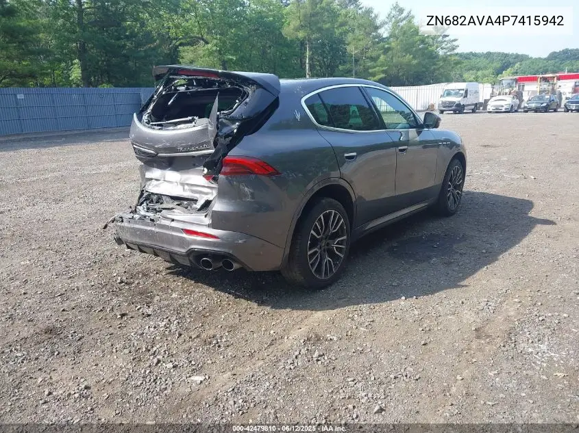 2023 Maserati Grecale Gt VIN: ZN682AVA4P7415942 Lot: 42479810
