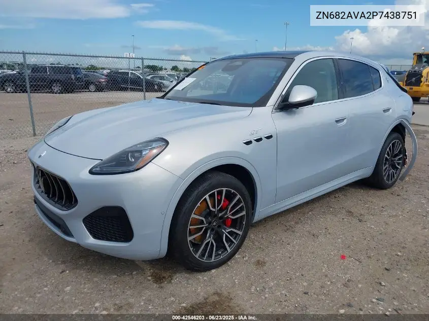 2023 Maserati Grecale Gt VIN: ZN682AVA2P7438751 Lot: 42546203