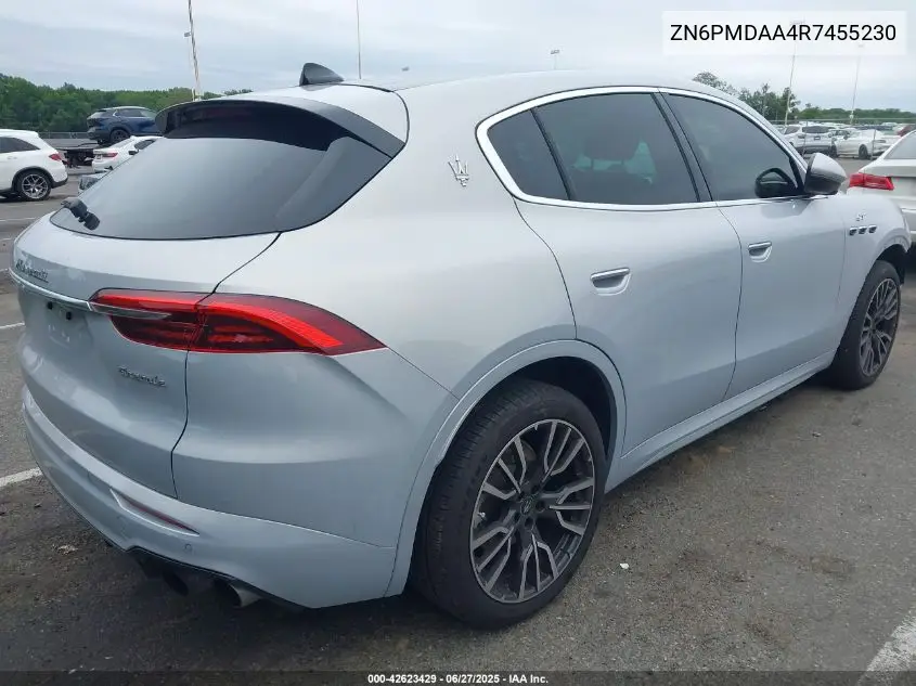 2024 Maserati Grecale Gt VIN: ZN6PMDAA4R7455230 Lot: 42623429