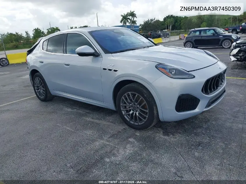 2024 Maserati Grecale Gt VIN: ZN6PMDAA3R7450309 Lot: 42718707