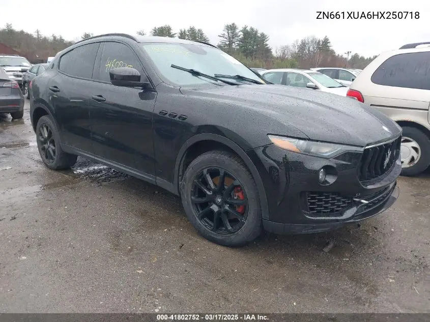 2017 Maserati Levante VIN: ZN661XUA6HX250718 Lot: 41802752