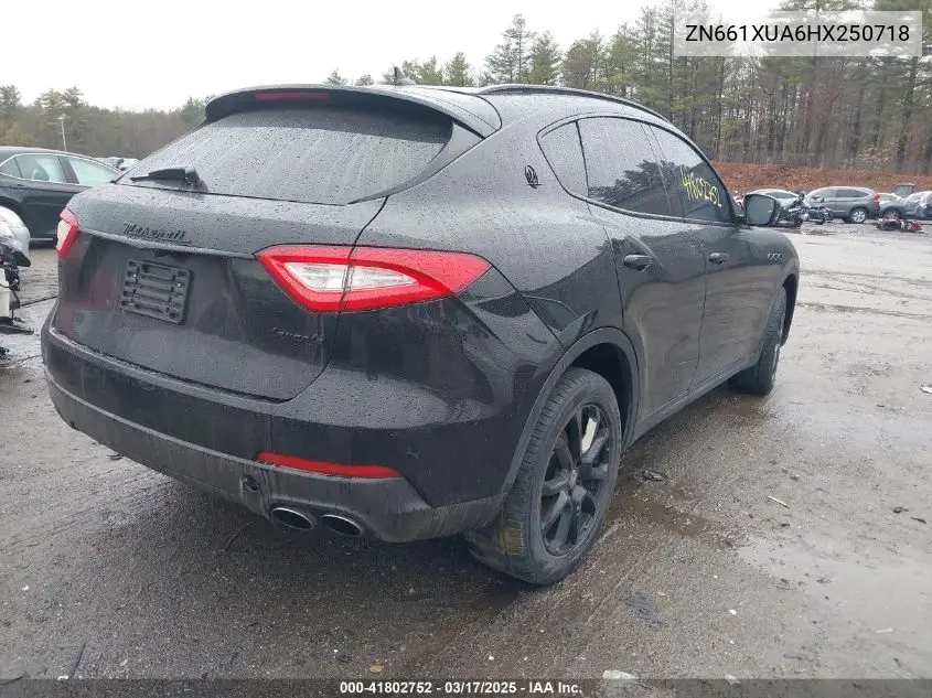 2017 Maserati Levante VIN: ZN661XUA6HX250718 Lot: 41802752