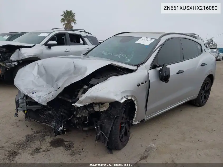 2017 Maserati Levante VIN: ZN661XUSXHX216080 Lot: 42024196