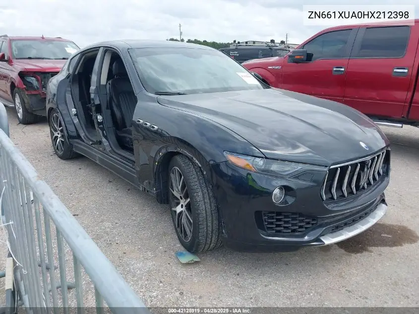 2017 Maserati Levante VIN: ZN661XUA0HX212398 Lot: 42125919