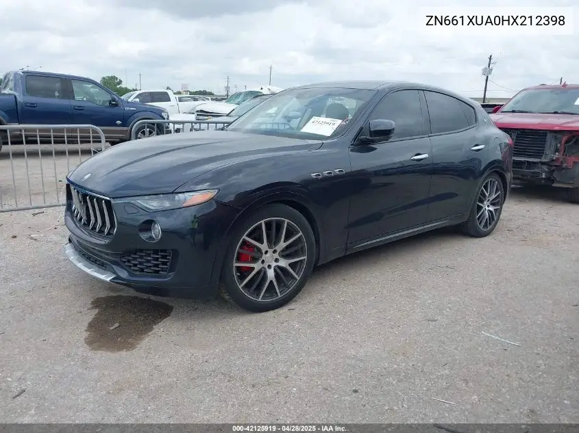 2017 Maserati Levante VIN: ZN661XUA0HX212398 Lot: 42125919