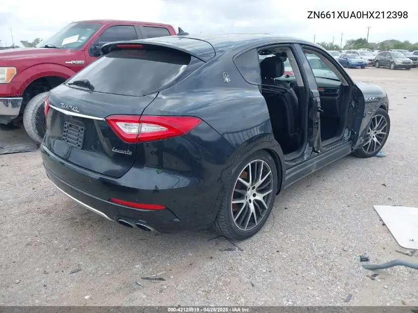 2017 Maserati Levante VIN: ZN661XUA0HX212398 Lot: 42125919
