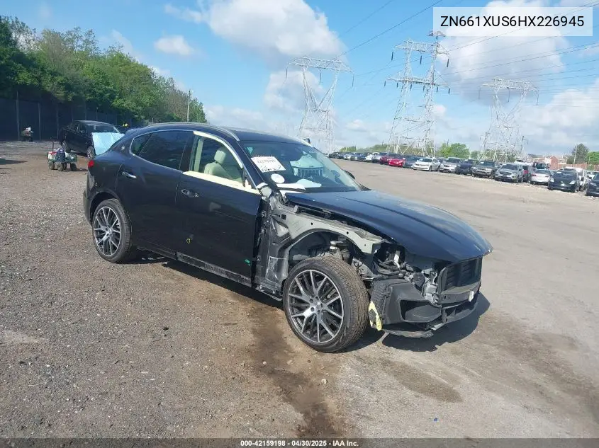 2017 Maserati Levante VIN: ZN661XUS6HX226945 Lot: 42159198