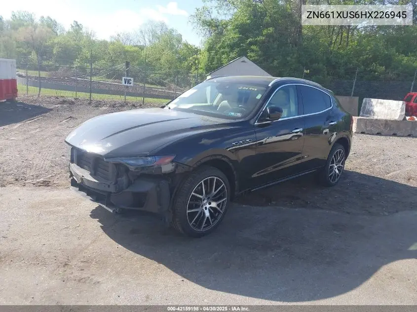 2017 Maserati Levante VIN: ZN661XUS6HX226945 Lot: 42159198