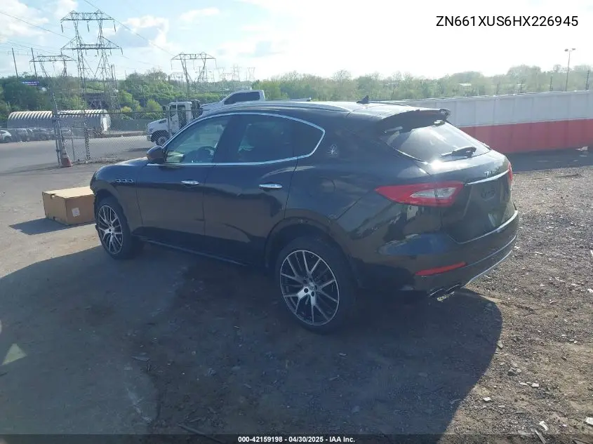 2017 Maserati Levante VIN: ZN661XUS6HX226945 Lot: 42159198