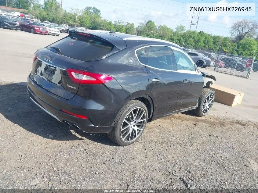 2017 Maserati Levante VIN: ZN661XUS6HX226945 Lot: 42159198