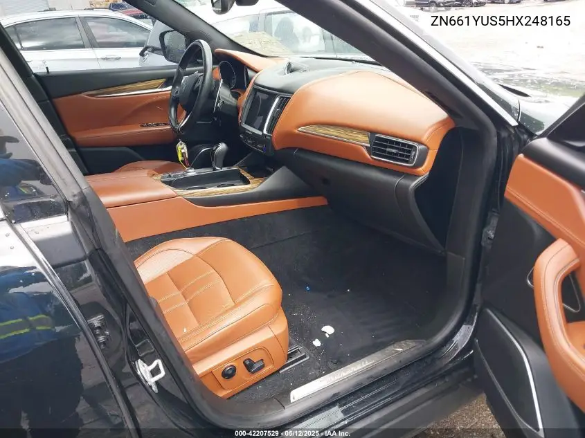2017 Maserati Levante S VIN: ZN661YUS5HX248165 Lot: 42207529