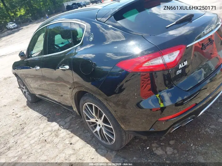 2017 Maserati Levante VIN: ZN661XUL6HX250171 Lot: 42516852
