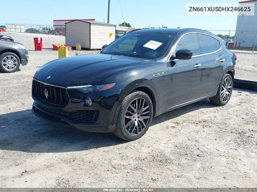 2017 Maserati Levante VIN: ZN661XUS0HX246625 Lot: 42557187